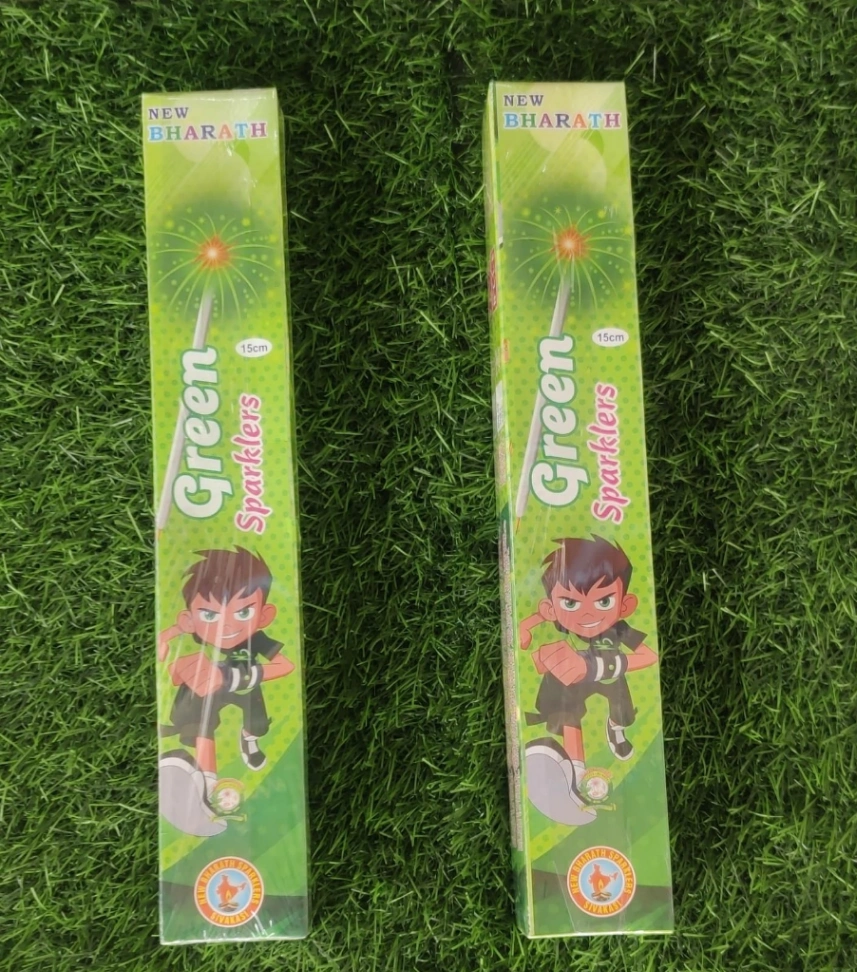15cm Green Sparklers